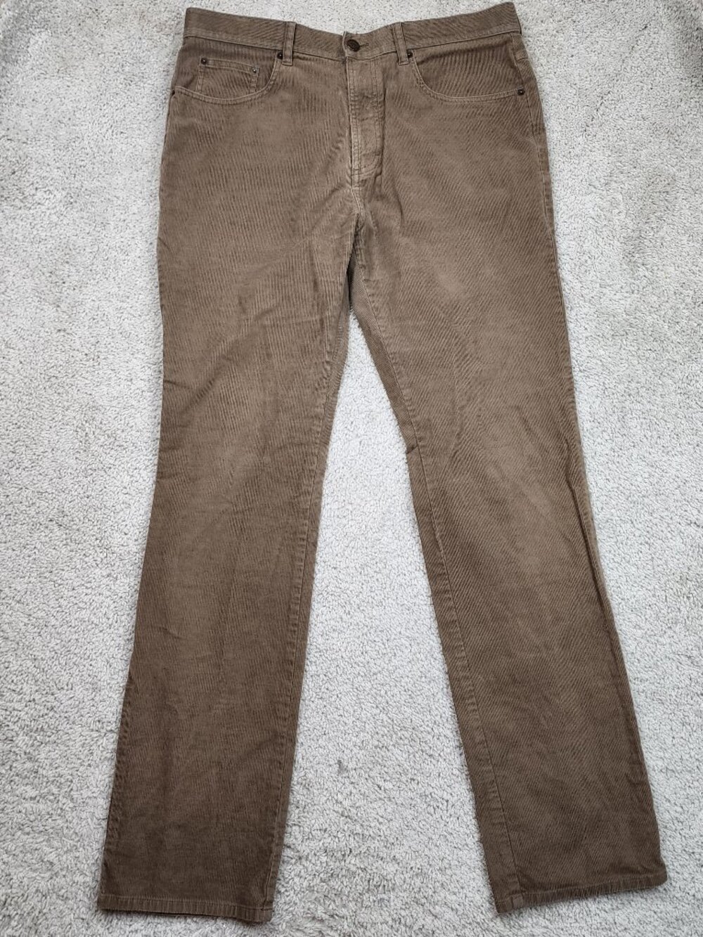 Onward Reserve Pants Mens 36x34 Classic 5-Pocket Jeans Casual Corduroy Brown